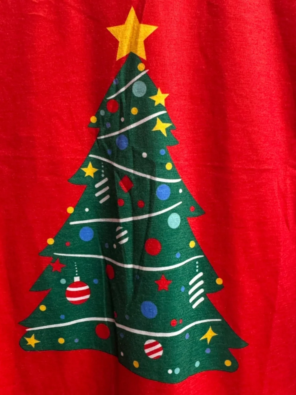 Arshiner Girls Christmas Shirt Size 14 Red Tree Graphic Holiday Top NWT